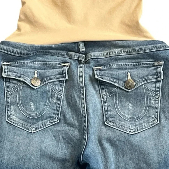 True Religion Maternity‎ Halle Skinny Jeans, Size 29 - Picture 6 of 11